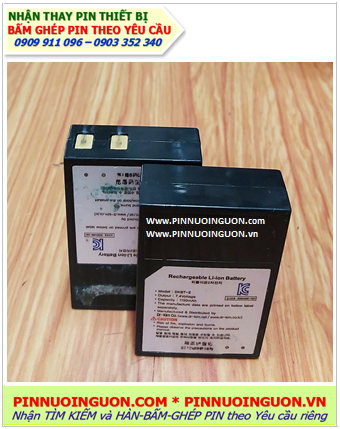 Pin DKBT-2 Li-ion 7.4v 1150mAh /Nhận thay - ghép pin mới cho Pin DKBT-2 , Li-ion 7.4v 1150mAh